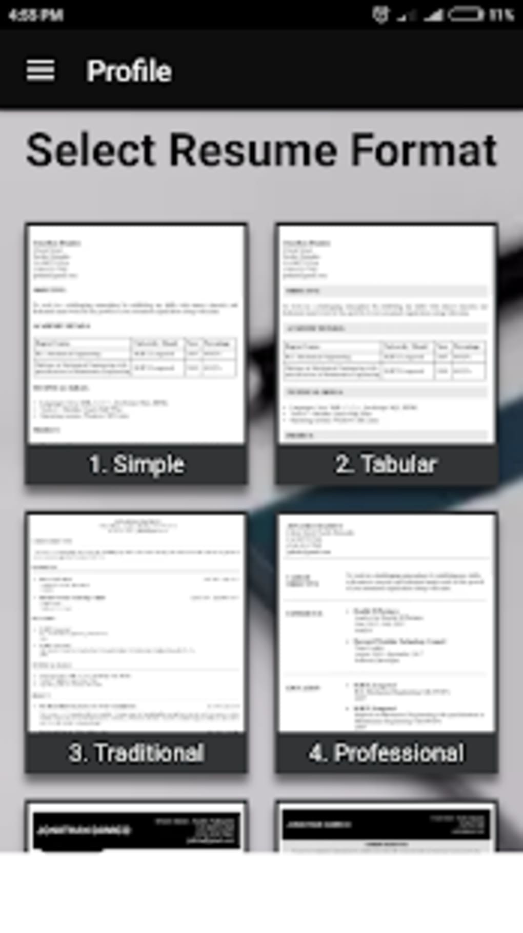 Resume maker for mac free download